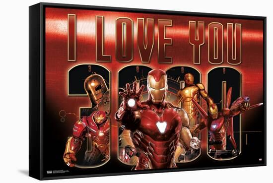 Marvel - I Love You 3000-Trends International-Framed Stretched Canvas