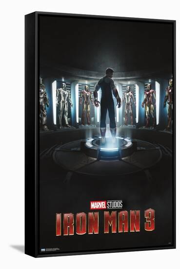 Marvel Iron Man 3 - Armor One Sheet-Trends International-Framed Stretched Canvas