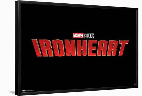 Marvel Ironheart - Logo-Trends International-Framed Poster