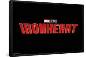 Marvel Ironheart - Logo-Trends International-Framed Poster