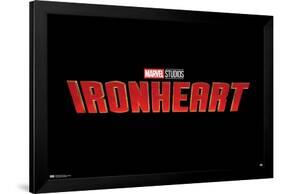Marvel Ironheart - Logo-Trends International-Framed Poster