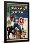 Marvel Katakana - Captain America #100-Trends International-Framed Poster