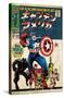 Marvel Katakana - Captain America #100-Trends International-Stretched Canvas