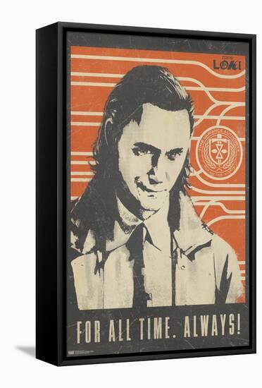 Marvel Loki - For All Time-Trends International-Framed Stretched Canvas