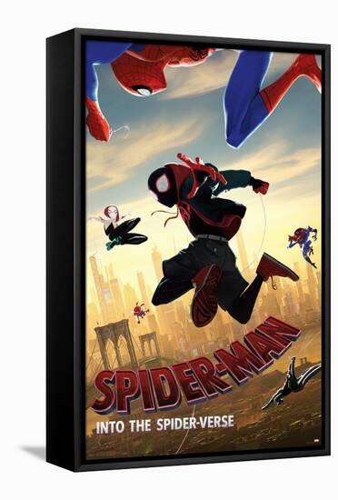 Marvel MCU - Spider-Man - Into The Spider-Verse - Dive-Trends International-Framed Stretched Canvas