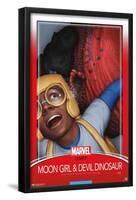 Marvel Moon Girl & Devil Dinosaur - Legacy-Trends International-Framed Poster