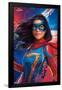 Marvel Ms. Marvel - Graffiti-Trends International-Framed Poster