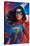 Marvel Ms. Marvel - Graffiti-Trends International-Stretched Canvas