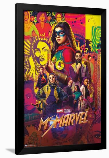 Marvel Ms. Marvel - One Sheet-Trends International-Framed Poster
