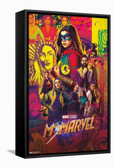 Marvel Ms. Marvel - One Sheet-Trends International-Framed Stretched Canvas