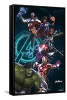 Marvel's Avengers - Group-Trends International-Framed Stretched Canvas
