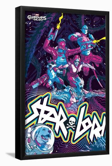 Marvel's Guardians of the Galaxy Video Game - Colorful-Trends International-Framed Poster