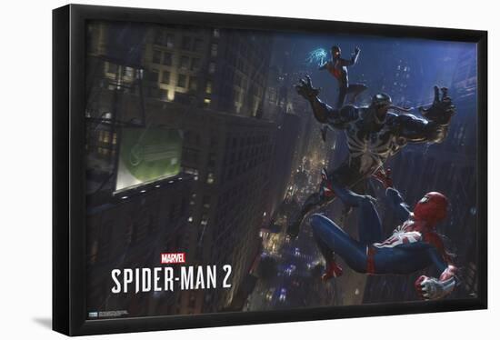 Marvel's Spider-Man 2 - Fight with Venom-Trends International-Framed Poster