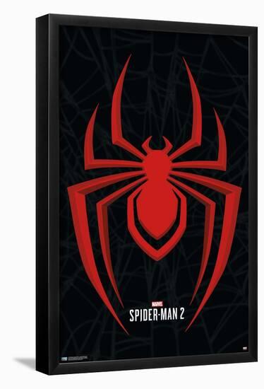 Marvel's Spider-Man 2 - Miles Morales Icon-Trends International-Framed Poster