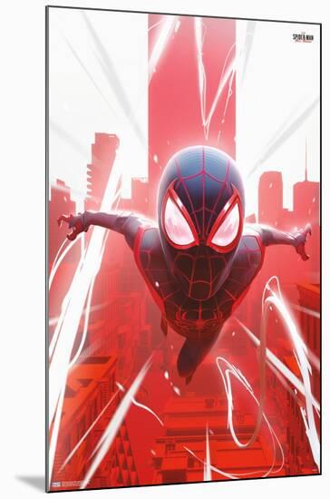 Marvel's Spider-Man: Miles Morales - Falling-Trends International-Mounted Poster