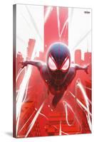 Marvel's Spider-Man: Miles Morales - Falling-Trends International-Stretched Canvas
