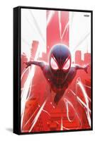 Marvel's Spider-Man: Miles Morales - Falling-Trends International-Framed Stretched Canvas