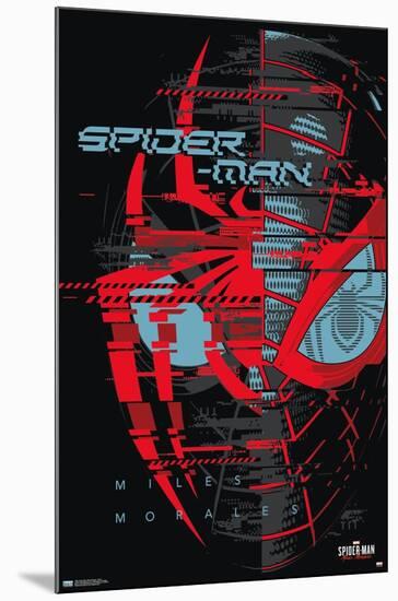 Marvel's Spider-Man: Miles Morales - Glitch-Trends International-Mounted Poster