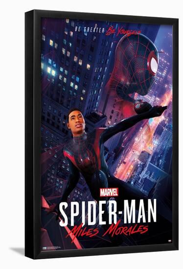 Marvel's Spider-Man: Miles Morales - Pose-Trends International-Framed Poster