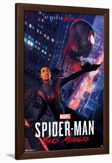 Marvel's Spider-Man: Miles Morales - Pose-Trends International-Framed Poster