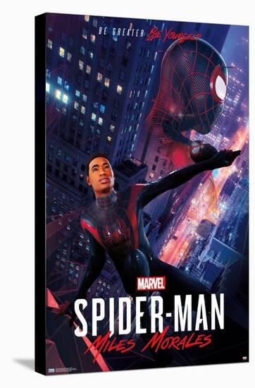 Marvel's Spider-Man: Miles Morales - Pose-Trends International-Stretched Canvas