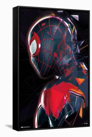 Marvel's Spider-Man: Miles Morales - Profile-Trends International-Framed Stretched Canvas