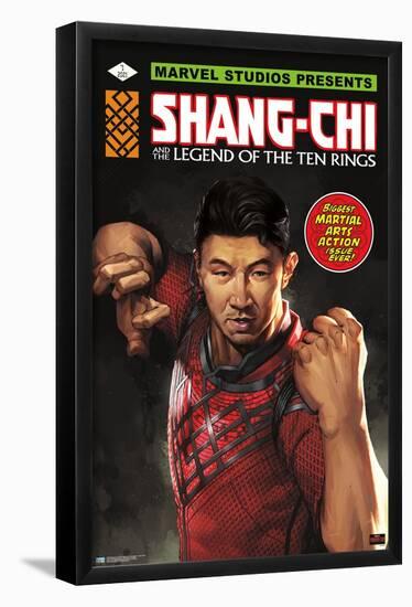 Marvel Shang-Chi and the Legend of the Ten Rings - Action Issue-Trends International-Framed Poster