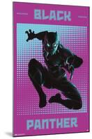 Marvel Shape of a Hero - Black Panther-Trends International-Mounted Poster