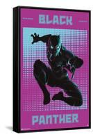 Marvel Shape of a Hero - Black Panther-Trends International-Framed Stretched Canvas