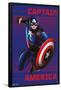 Marvel Shape of a Hero - Captain America-Trends International-Framed Poster