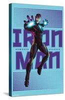 Marvel Shape of a Hero - Iron Man-Trends International-Stretched Canvas