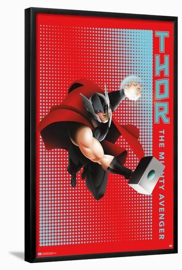 Marvel Shape of a Hero - Thor-Trends International-Framed Poster