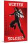 Marvel Shape of a Hero - Winter Soldier-Trends International-Mounted Poster