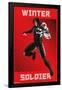 Marvel Shape of a Hero - Winter Soldier-Trends International-Framed Poster