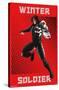 Marvel Shape of a Hero - Winter Soldier-Trends International-Stretched Canvas