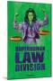 Marvel She-Hulk: Attorney At Law - Super-Human Law Division-Trends International-Mounted Poster