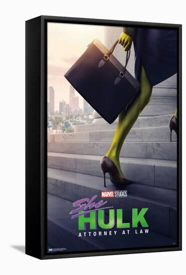 Marvel She-Hulk: Attorney At Law - Teaser One Sheet-Trends International-Framed Stretched Canvas