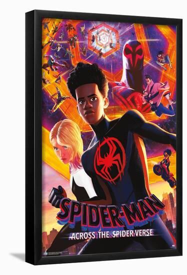 Marvel Spider-Man: Across The Spider-Verse - Group One Sheet-Trends International-Framed Poster