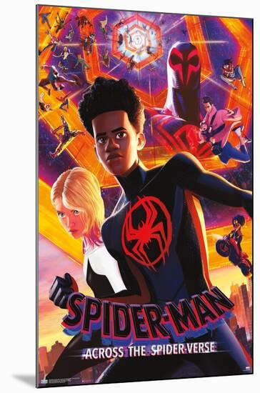Marvel Spider-Man: Across The Spider-Verse - Group One Sheet-Trends International-Mounted Poster