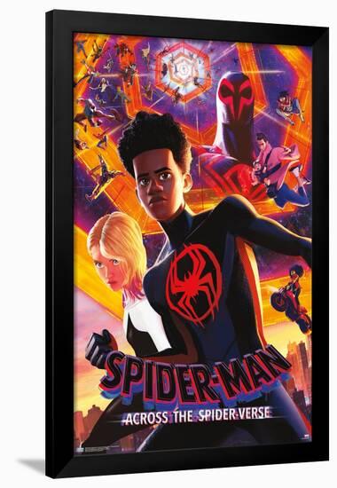Marvel Spider-Man: Across The Spider-Verse - Group One Sheet-Trends International-Framed Poster
