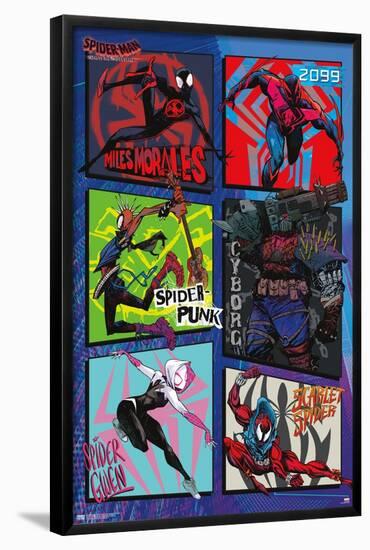 Marvel Spider-Man: Across The Spider-Verse - Group-Trends International-Framed Poster