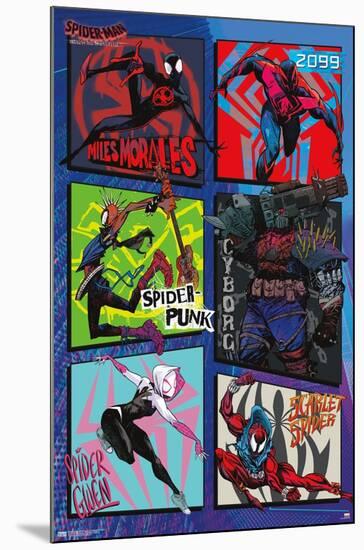 Marvel Spider-Man: Across The Spider-Verse - Group-Trends International-Mounted Poster