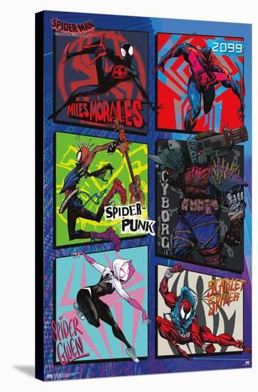 Marvel Spider-Man: Across The Spider-Verse - Group-Trends International-Stretched Canvas