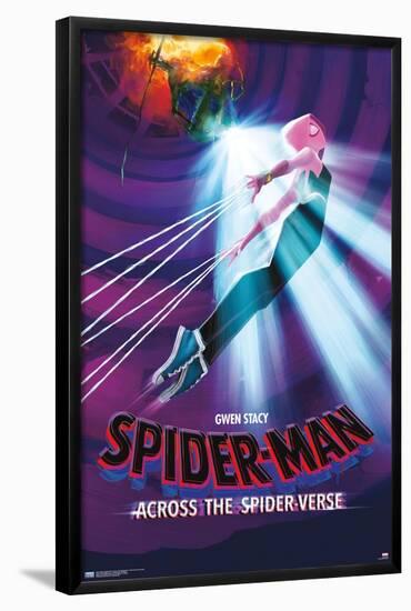 Marvel Spider-Man: Across The Spider-Verse - Gwen Stacy One Sheet-Trends International-Framed Poster