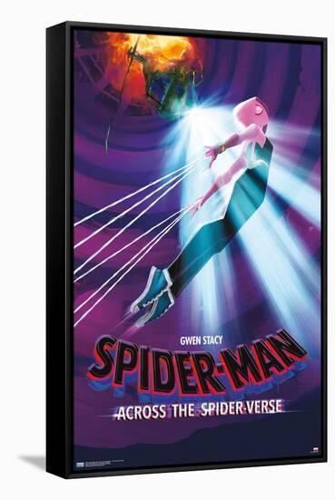 Marvel Spider-Man: Across The Spider-Verse - Gwen Stacy One Sheet-Trends International-Framed Stretched Canvas