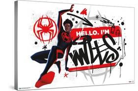 Marvel Spider-Man: Across the Spider-Verse - Hello I'm Miles-Trends International-Stretched Canvas