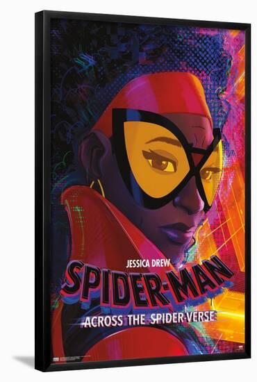 Marvel Spider-Man: Across The Spider-Verse - Jessica Drew One Sheet-Trends International-Framed Poster