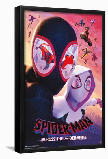 Marvel Spider-Man: Across The Spider-Verse - Masks  One Sheet-Trends International-Framed Poster