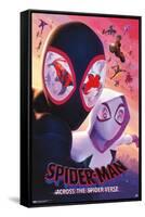 Marvel Spider-Man: Across The Spider-Verse - Masks  One Sheet-Trends International-Framed Stretched Canvas