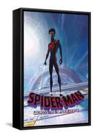 Marvel Spider-Man: Across The Spider-Verse - Miles Morales One Sheet-Trends International-Framed Stretched Canvas